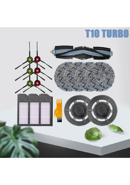 17 Adet Yedek Yedek Parça Deebot T10 Turbo Elektrikli Süpürge Aksesuarları Filtre Ana Yan Fırça Paspas Bezi (Yurt Dışından) fiyatları