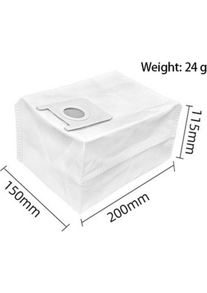 20 Toz Torbası Eva Akıllı Robotlu Süpürge SDJ06RM Süpürgesi Temizleme Aracı Süpürme Yedek Parçalar (Yurt Dışından)