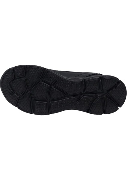 Lutton 2251 Unisex Siyah Bağcıklı File Günlük Kullanım Yürüyüş ve Koşu Spor Ayakkabı