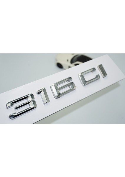316CI Bagaj Krom Metal 3m 3D Yazı Logo Bmw Ile Uyumlu fiyatları