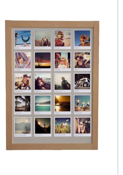 Doğal Ahşap Çerçeve Fotoğraflık