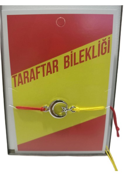 Unisex Galatasaray Ipli Taraftar Bilekliği