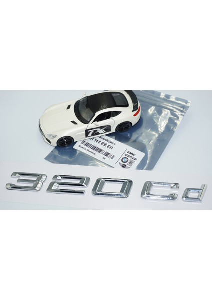320CD Bagaj Krom Metal 3m 3D Yazı Logo Bmw Ile Uyumlu indirimleri