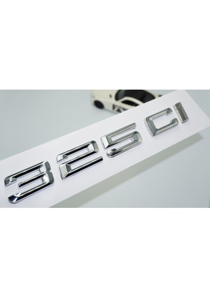 325CI Bagaj Krom Metal 3m 3D Yazı Logo Bmw Ile Uyumlu fiyatları