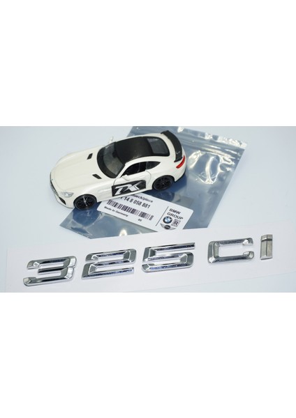 325CI Bagaj Krom Metal 3m 3D Yazı Logo Bmw Ile Uyumlu indirimleri