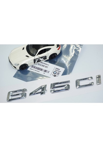 645CI Bagaj Krom Metal 3m 3D Yazı Logo Bmw Ile Uyumlu indirimleri