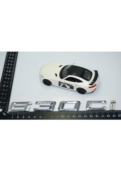 630CI Bagaj Krom Metal 3m 3D Yazı Logo Bmw Ile Uyumlu modelleri
