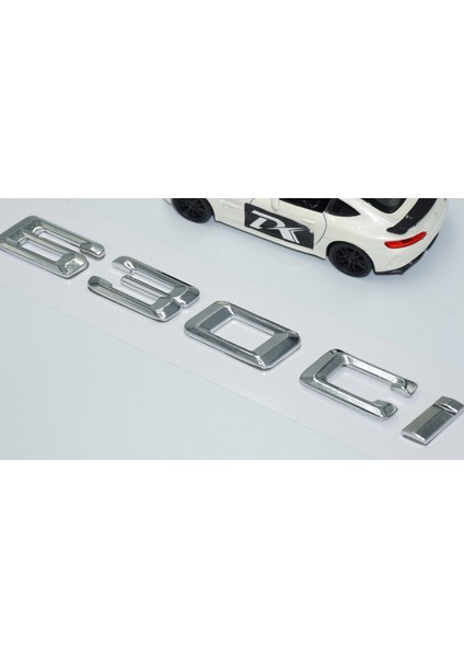 630CI Bagaj Krom Metal 3m 3D Yazı Logo Bmw Ile Uyumlu fırsatları