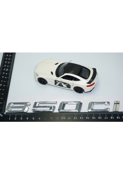 650CI Bagaj Krom Metal 3m 3D Yazı Logo Bmw Ile Uyumlu modelleri