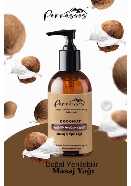 Hindistan Cevizli Coconut Duyusal Rahatlatıcı Etkili Masaj Yağı 150 ml