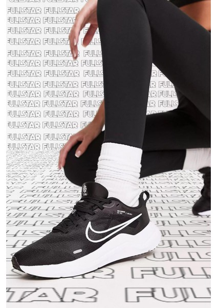 Downshifter 12 Walk Run Shoes Black Unisex Yürüyüş Koşu Ayakkabısı Siyah