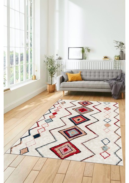 Modern Iskandinav Desen Dijital Kaymaz Yıkanabilir Yolluk Mutfak Salon Halısı, Iskandinav-13-Renkli, fiyatları