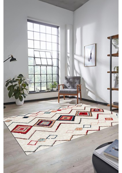 Modern Iskandinav Desen Dijital Kaymaz Yıkanabilir Yolluk Mutfak Salon Halısı, Iskandinav-13-Renkli, indirimleri