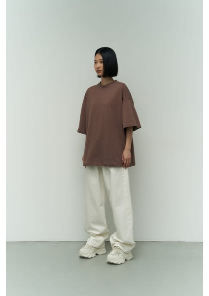 Collection I Like Mama Kahve Oversize T-Shirt