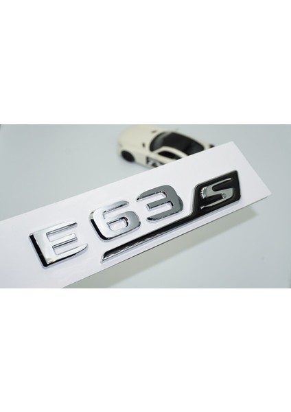 E63S Bagaj Krom Siyah Abs Yazı Logo Benz Ile Uyumlu