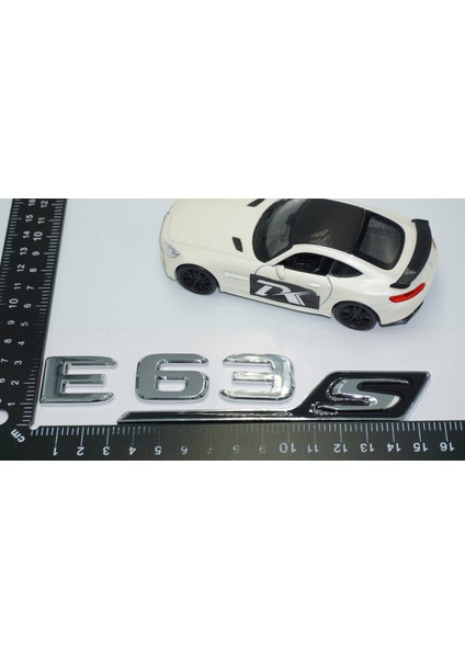 E63S Bagaj Krom Siyah Abs Yazı Logo Benz Ile Uyumlu modelleri