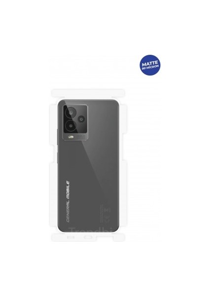 General Mobile Gm 24 Pro Mat Arka ve Yan Koruyucu Tpu Film