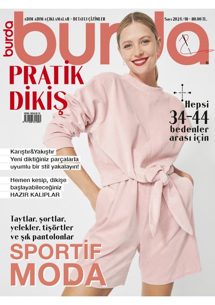 Burda Pratik Dikiş 1. Sayı 2024