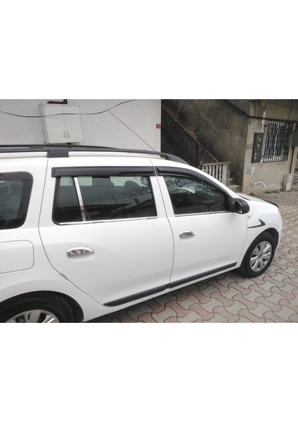 Dacia Logan Mcv Krom Cam Çıtası + Kapı Direği 6 Parça 2013 ve Üzeri Paslanmaz Çelik