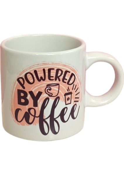 Powered By Coffee Yazılı Baskılı Türk Kahvesi Fincanı fiyatları
