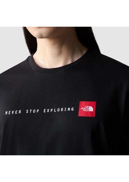 M S/S Never Stop Exploring Tee Erkek T-Shirt indirimleri