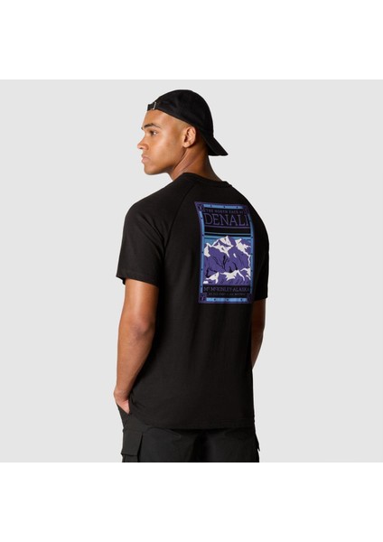 M S/S North Faces Tee Black T-Shirt