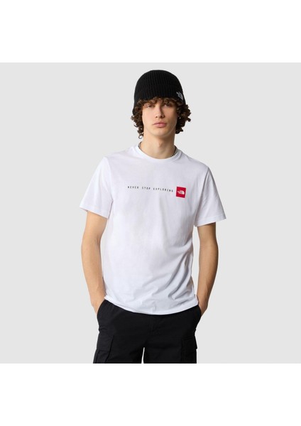 M S/S Never Stop Exploring Tee Erkek T-Shirt modelleri