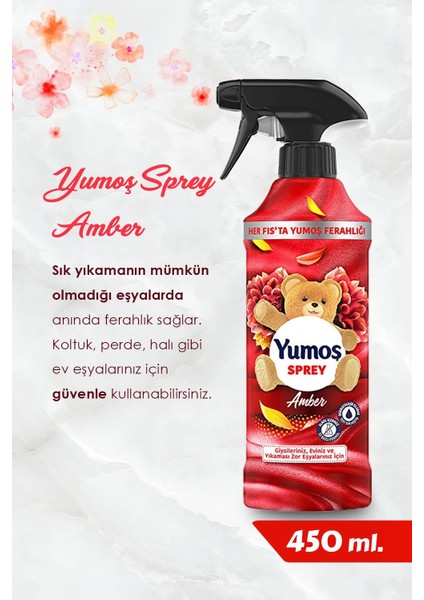 7 Al 6 Öde Yumoş Sprey Amber 450 Ml, Pamuk Hediyeli