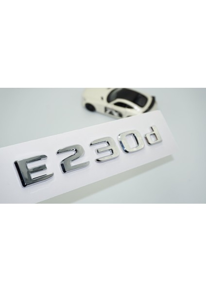E230D Bagaj Krom Abs 3m 3D Yazı Logo Benz Ile Uyumlu