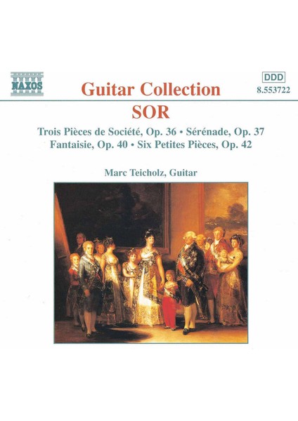 Sor: Guıtar Musıc Opp. 36-42-Cd