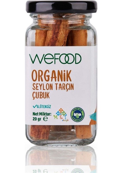 Organik Seylon Tarçın Çubuk 20GR