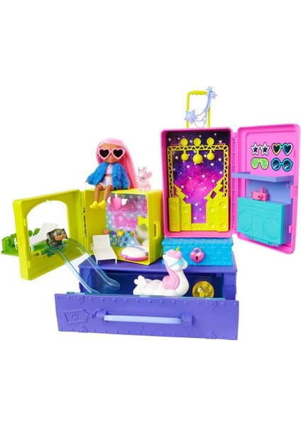 HDY91 Barbie Extra - Mini Bebekler ve Hayvan Dostlarının Seyahat Maceraları