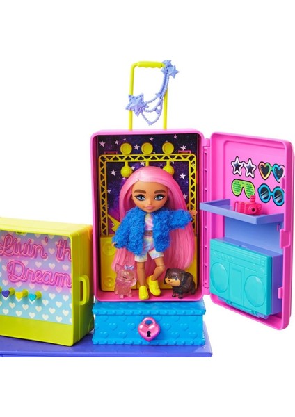 HDY91 Barbie Extra - Mini Bebekler ve Hayvan Dostlarının Seyahat Maceraları