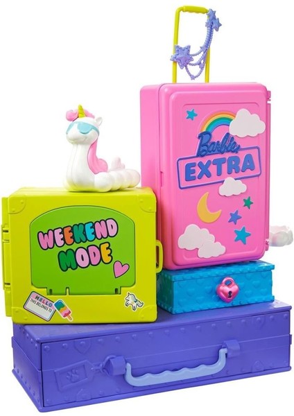 HDY91 Barbie Extra - Mini Bebekler ve Hayvan Dostlarının Seyahat Maceraları