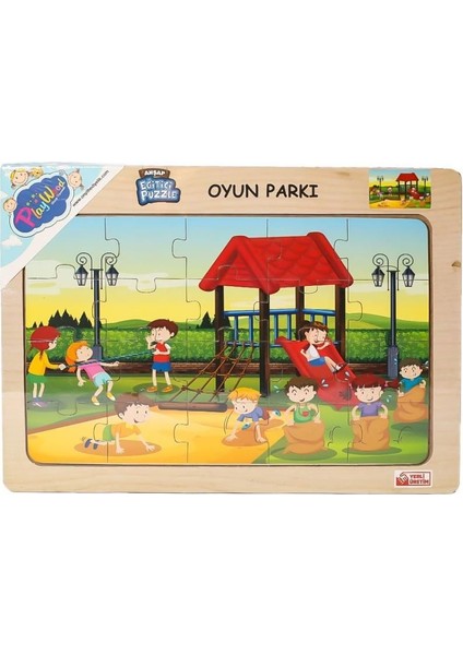 ONY-175-176-177-178 Ahşap Eğitici Puzzle Oyun Parkı