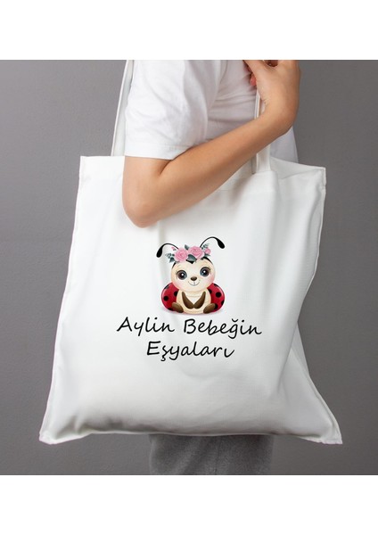 Bebeklere Özel Çantasında Kişiye Özel Battaniye ve Yastık Bebek Hediye Seti 110048 fırsatları