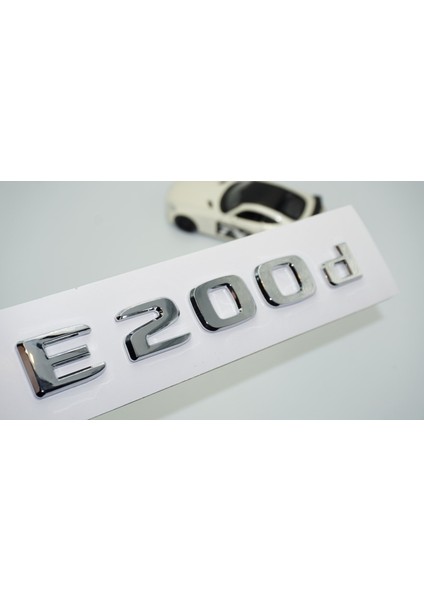 E200D Bagaj Krom Abs 3m 3D Yazı Logo Benz Ile Uyumlu