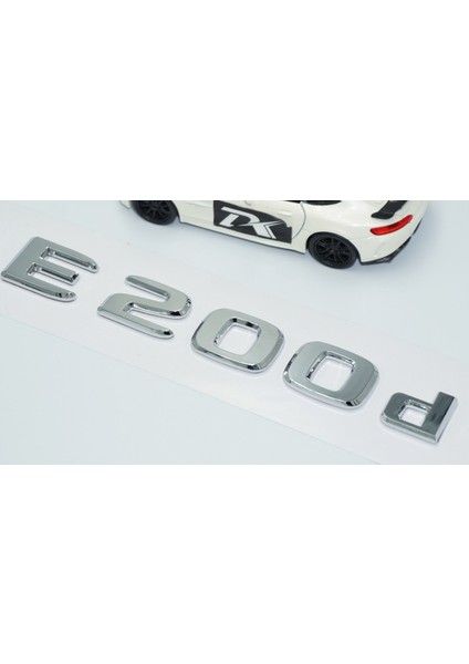 E200D Bagaj Krom Abs 3m 3D Yazı Logo Benz Ile Uyumlu