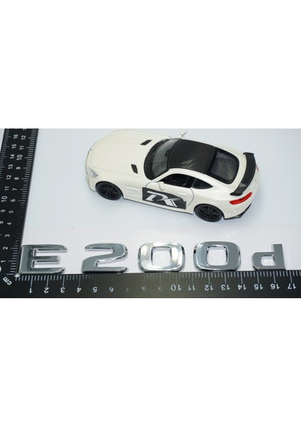 E200D Bagaj Krom Abs 3m 3D Yazı Logo Benz Ile Uyumlu