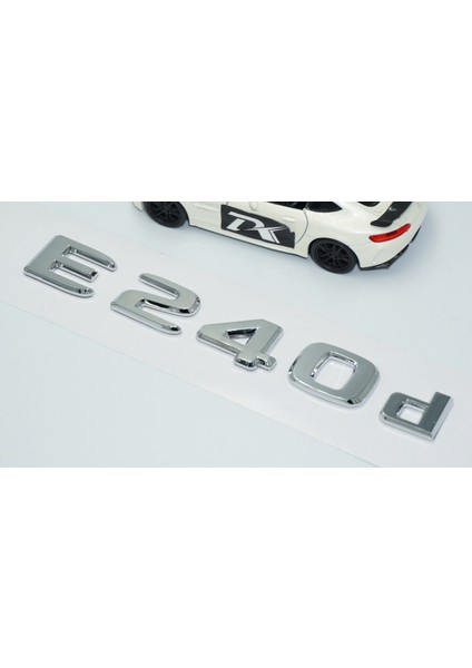 E240D Bagaj Krom Abs 3m 3D Yazı Logo Benz Ile Uyumlu