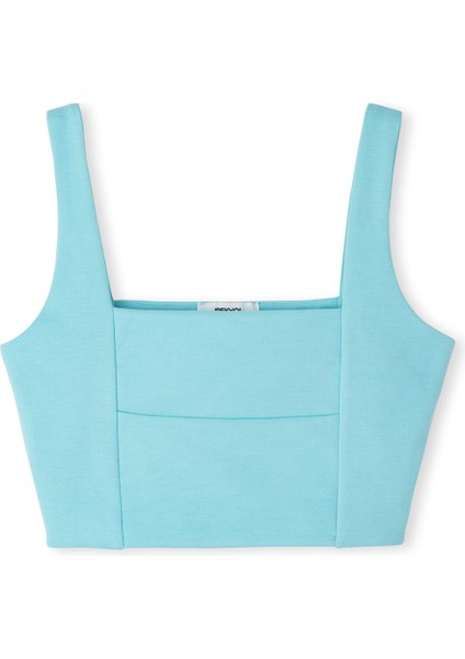 Kare Yaka Crop T-Shirt indirimleri