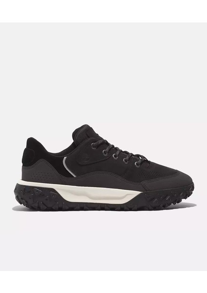 GreenStride Motion 6 LOW LACE UP SNEAKER Erkek Black Nubuck Outdoor ayakkabı TB0A6A9VW051