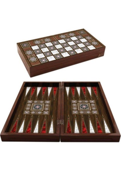 Star Antik Sedef Suriye Tavla Takımı 1021842