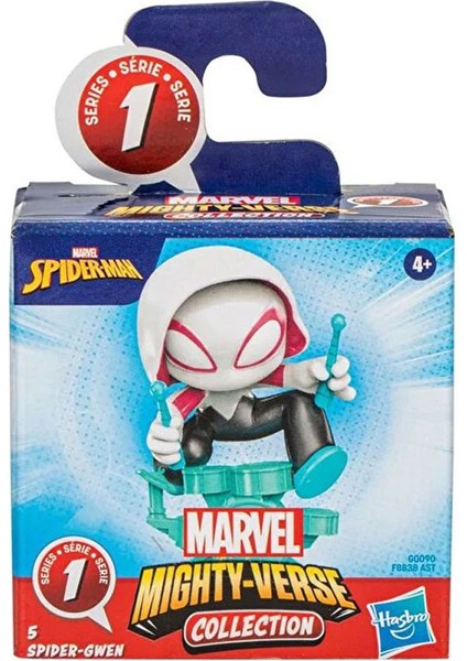 Marvel Spider-Man Mighty Verse Aksiyon Figür Spider Gwen F8838-G0090