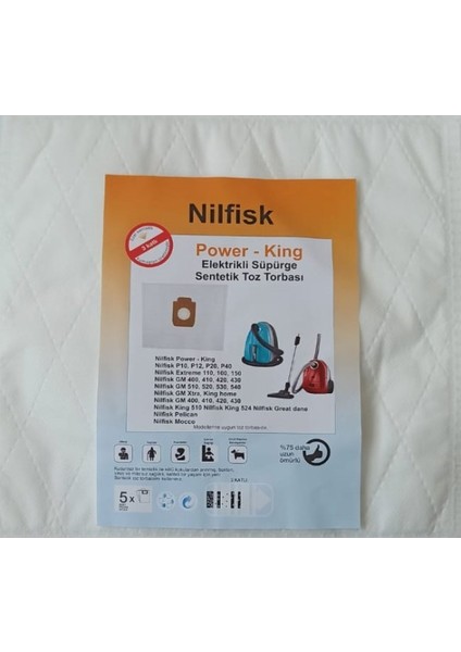 Pelican Toz Torbası ( 5 li 5 paket fiyatıdır )
