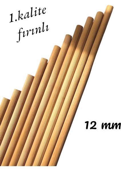 Ahşap Kayın Kavale 1.kalite 12 mm x 100 cm Fırınlanmış Kavela 20 Adet