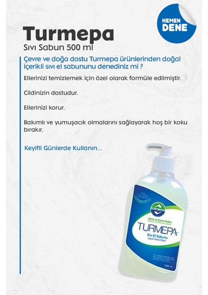 7 Al 6 Öde Turmepa Sıvı Sabun 500 Ml, Pamuk Hediyeli fiyatları