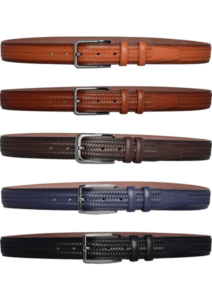 , 5'limükemmel Set, Örgü Baskılı Kumaş Pantolon Kemeri 3.5 Cm_örgü.bas modelleri