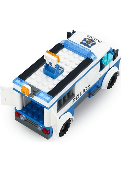 BEAUTYLIFE Store City Police Car Building Sets 194 Pieces Police Patrol Car Toys Cop Car Prisoner Transporter Building Kit For Boys And Girls Age 6 And Up (Yurt Dışından)