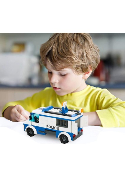 BEAUTYLIFE Store City Police Car Building Sets 194 Pieces Police Patrol Car Toys Cop Car Prisoner Transporter Building Kit For Boys And Girls Age 6 And Up (Yurt Dışından)